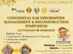 CONGENITAL EARDEFORMITIES MANAGEMENT & RECONSTRUCTION SYMPOSIUM 17 APRIL 2020