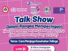 Talkshow Intagram Live RS Betha Medika Cara Menjaga Kesehatan Telinga