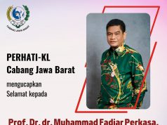 Selamat Kepada Prof. Dr. dr. Muhammad Fadjar Perkasa, Sp.T.H.T.B.K.L., Subsp. Rino. (K).