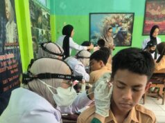Penyuluhan Gangguan Dengar Akibat Bising pada remaja