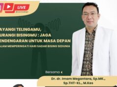 Live instagram dengan tema “Sayangi Telingamu, Kurangi Bisingmu